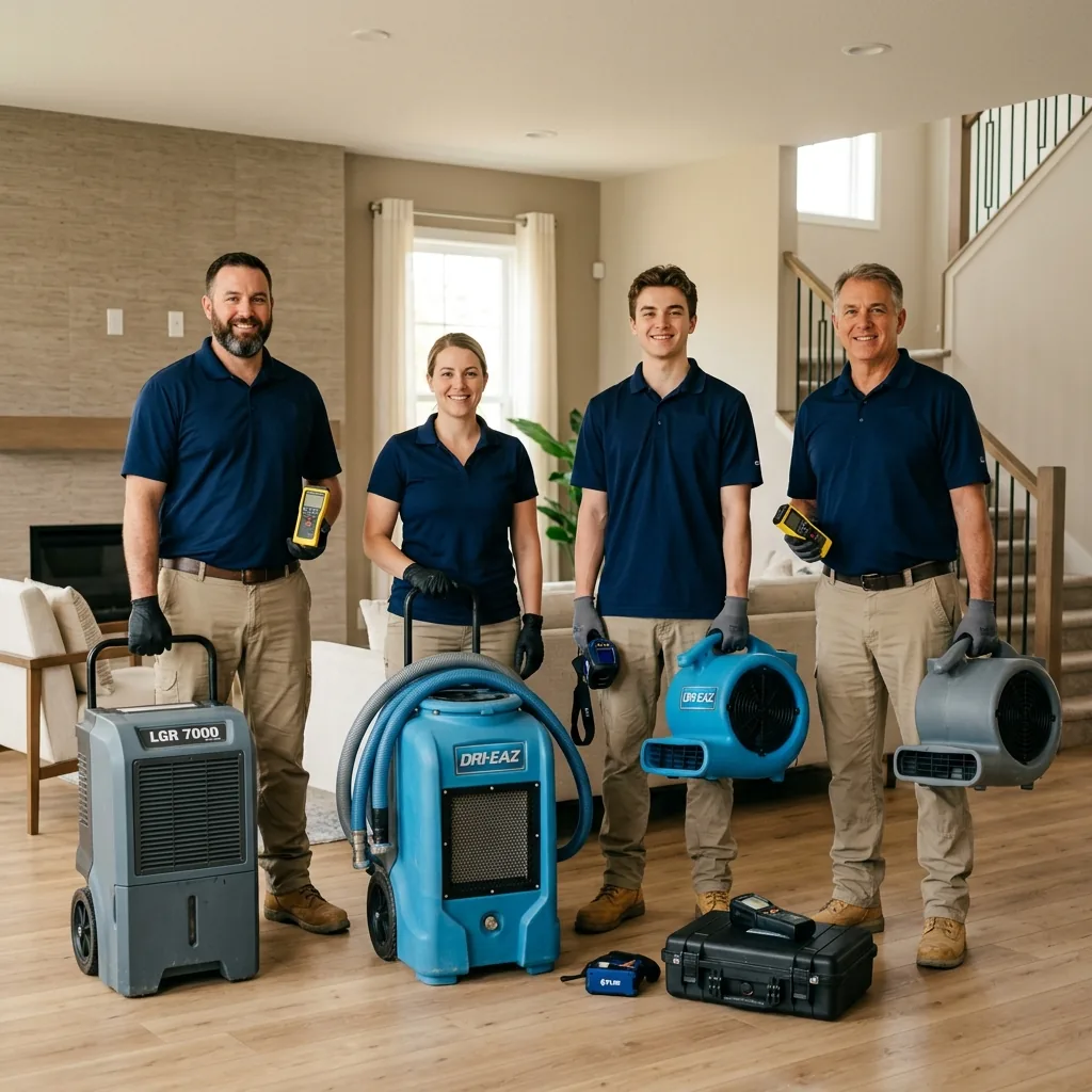 Our local water damage restoration team in Garland TX